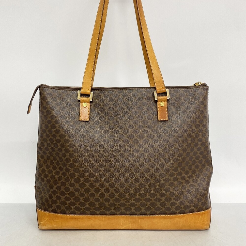 Celine Macadam Tote Bag, Brown Champagne, Women's - Picture 10 of 10